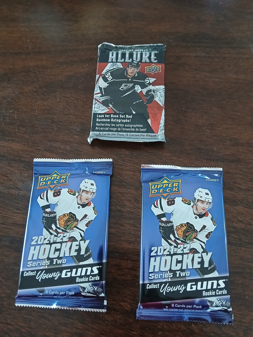Upper Deck 2021-22 Hockey Series Two,Allure Pack Looks Thick!